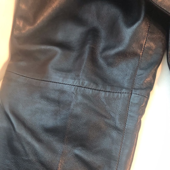 Moda International leather pants sz 6 - Picture 4 of 4